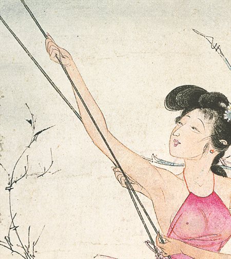 新华-胡也佛的仕女画和最知名的金瓶梅秘戏图